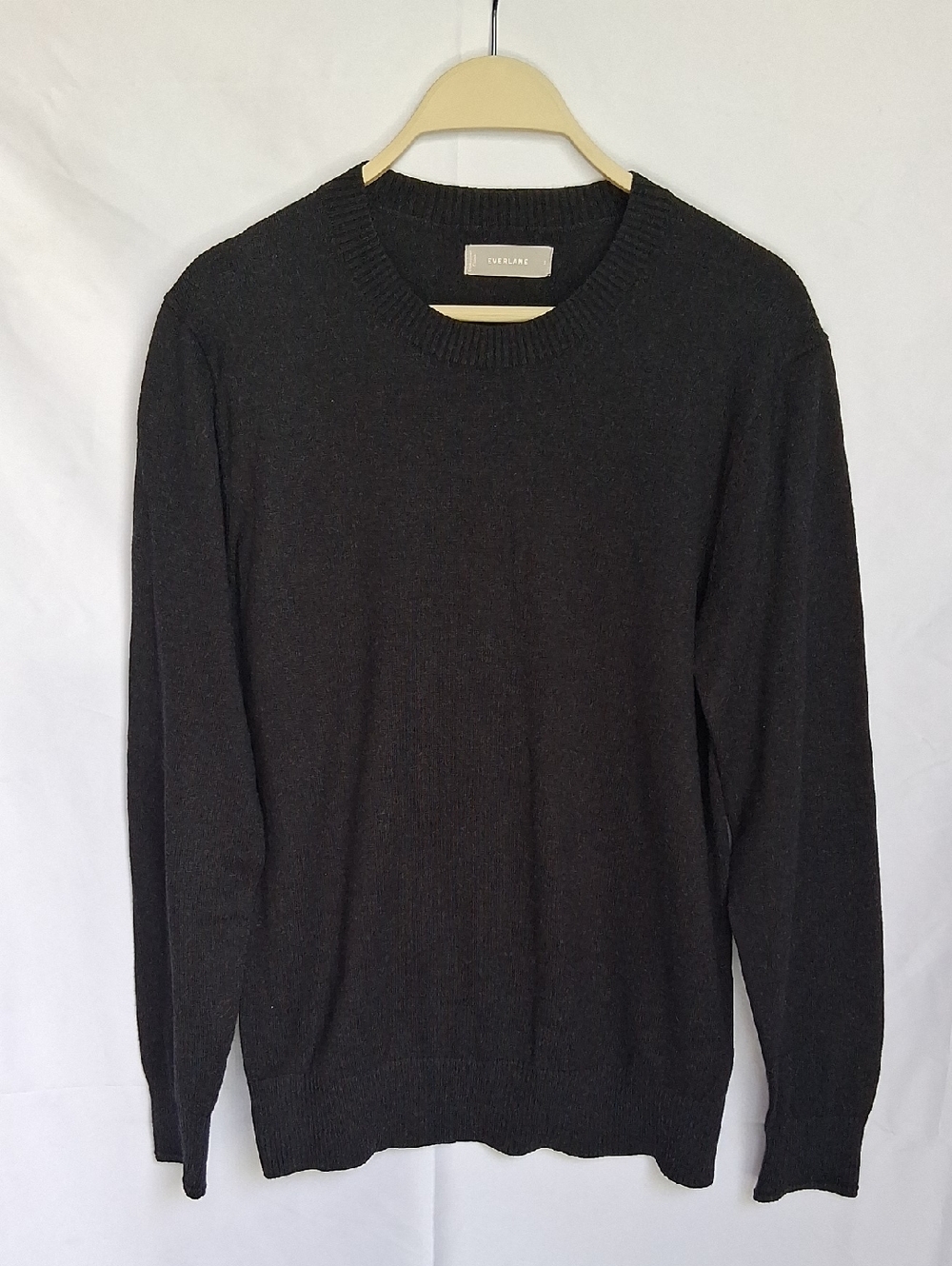 Everlane The No-Sweat Sweater Black S